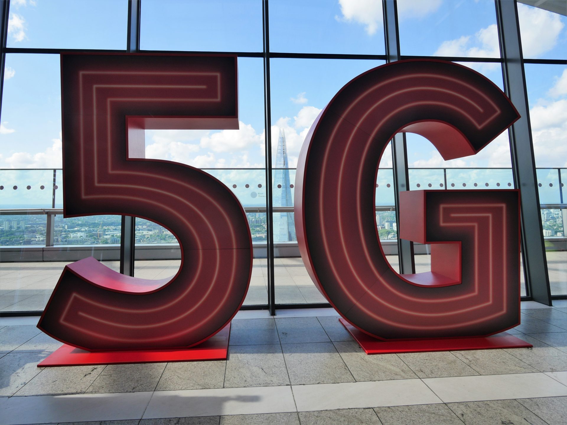 Huge 3D 5G logo