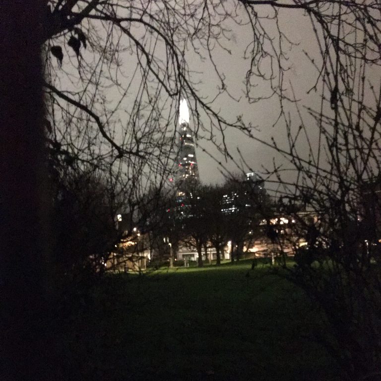 example of a shaky, blurry low-light photo taken on a smartphone