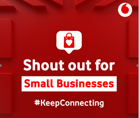 logo for Vodafone UK's Shout Out for Small Businesses campaign