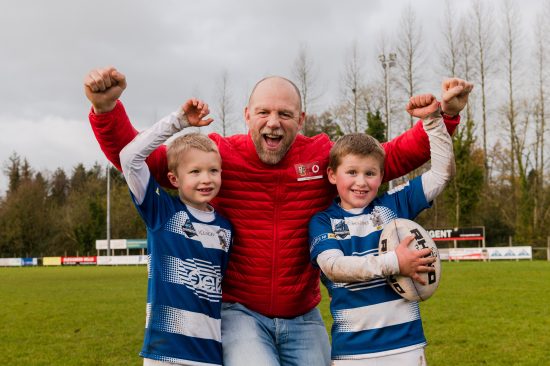 Rugby legends help raise over £12,500 for Dungannon RFC as part of Vodafone&#8217;s Lions Legacy event