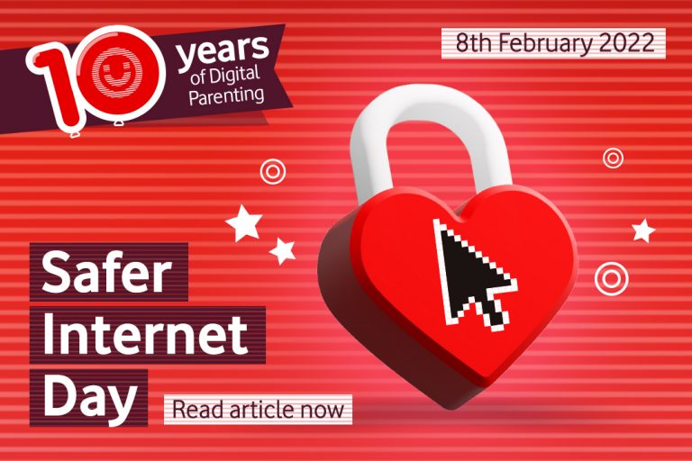Digital Parenting Safer Internet Day graphic