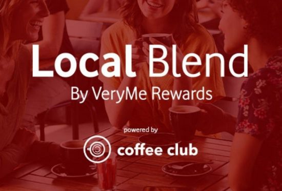 VeryMe Rewards customers can save a latte with 25% off at local coffee shops